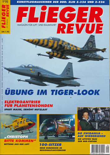   Flieger Revue. Magazin für Luft- und Raumfahrt. hier: Heft 9/98 (46. Jahrgang). 