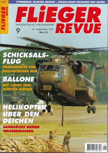   Flieger Revue. Magazin für Luft- und Raumfahrt. hier: Heft 9/97 (45. Jahrgang). 