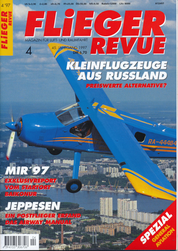   Flieger Revue. Magazin für Luft- und Raumfahrt. hier: Heft 4/97 (45. Jahrgang). 