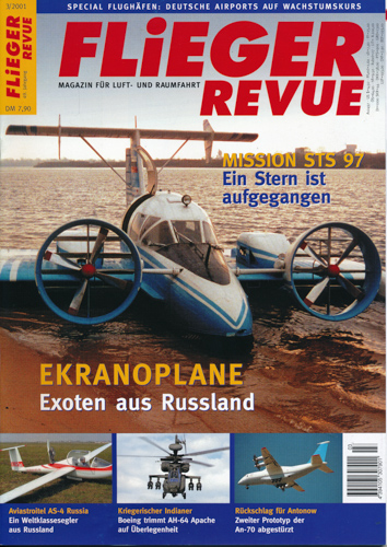   Flieger Revue. Magazin für Luft- und Raumfahrt. hier: Heft 3/2001 (49. Jahrgang). 