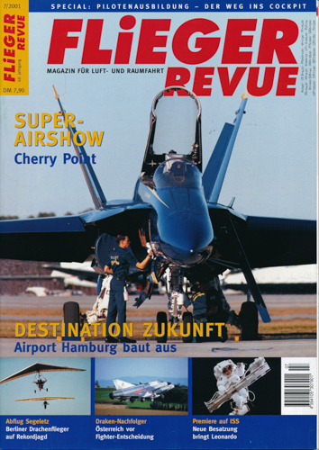   Flieger Revue. Magazin für Luft- und Raumfahrt. hier: Heft 7/2001 (49. Jahrgang). 