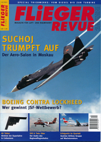   Flieger Revue. Magazin für Luft- und Raumfahrt. hier: Heft 10/2001 (49. Jahrgang). 
