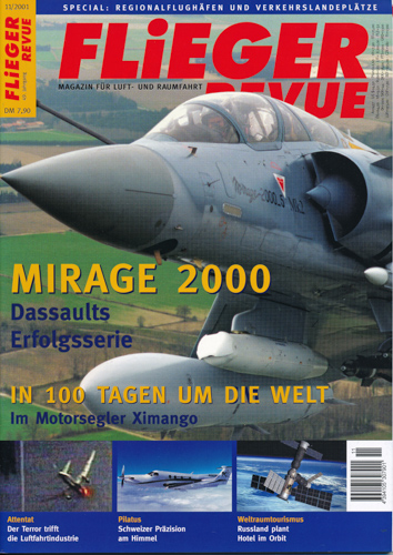   Flieger Revue. Magazin für Luft- und Raumfahrt. hier: Heft 11/2001 (49. Jahrgang). 