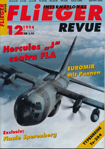   Flieger Revue international. hier: Heft 12/1994 (42. Jahrgang). 