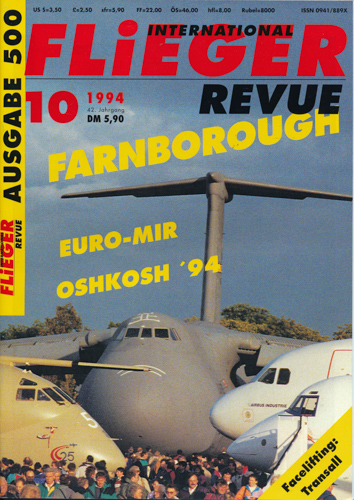   Flieger Revue international. hier: Heft 10/1994 (42. Jahrgang). 