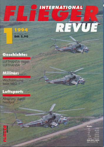  Flieger Revue international. hier: Heft 1/1994 (42. Jahrgang). 
