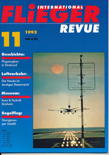   Flieger Revue international. hier: Heft 11/1993 (42. Jahrgang). 