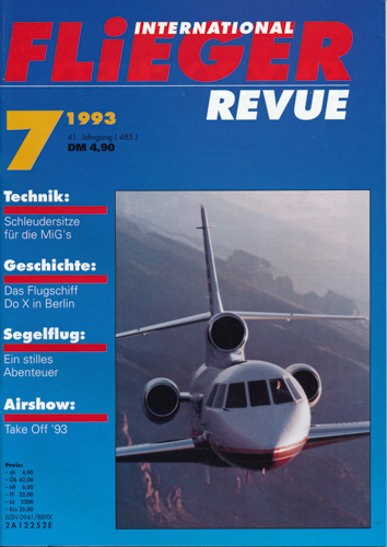   Flieger Revue international. hier: Heft 7/1993 (42. Jahrgang). 