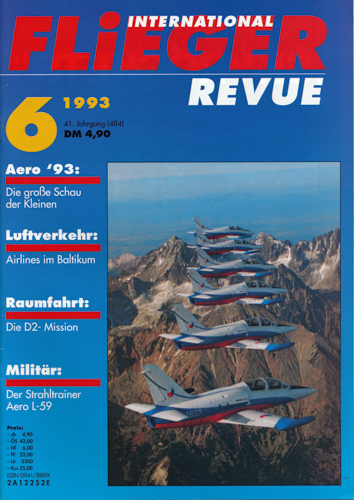   Flieger Revue international. hier: Heft 6/1993 (42. Jahrgang). 