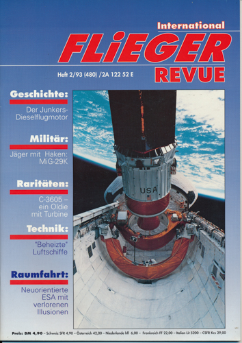   Flieger Revue international. hier: Heft 2/1993 (42. Jahrgang). 