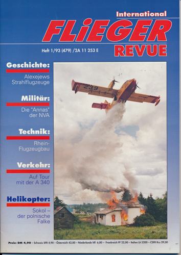   Flieger Revue international. hier: Heft 1/1993 (42. Jahrgang). 