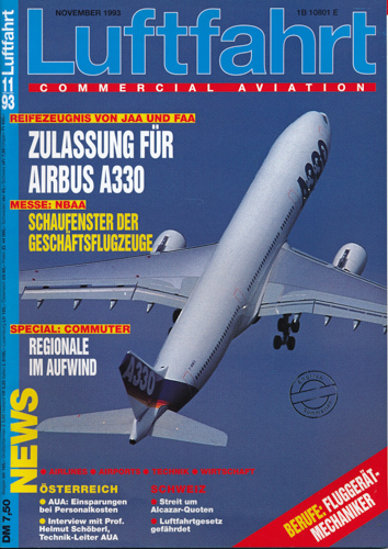   Luftfahrt Commercial Aviation. hier: Heft 11/1993. 