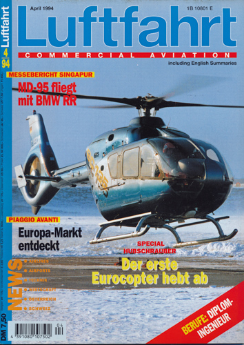   Luftfahrt Commercial Aviation. hier: Heft 4/1994. 