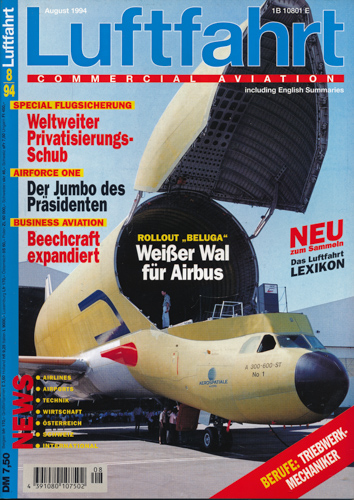   Luftfahrt Commercial Aviation. hier: Heft 8/1994. 