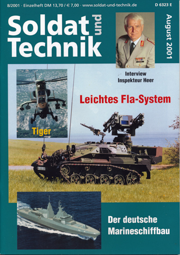   Soldat und Technik. Zeitschrift. hier: Heft 8/2001. 