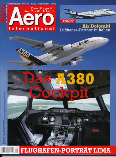   AERO International. Das Magazin der Zivilluftfahrt. hier: Heft 12 (Dezember 2003). 