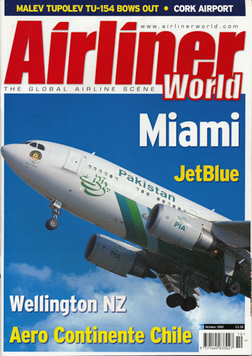   Airliner World The Global Airline Scene. here: Magazine October 2001. 