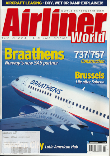   Airliner World The Global Airline Scene. here: Magazine February 2002. 