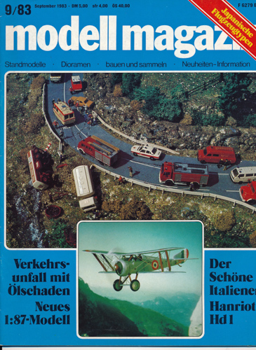  Modell-Fan. internationales magazin für plastic-modellbau. hier: Heft 9/1983. 