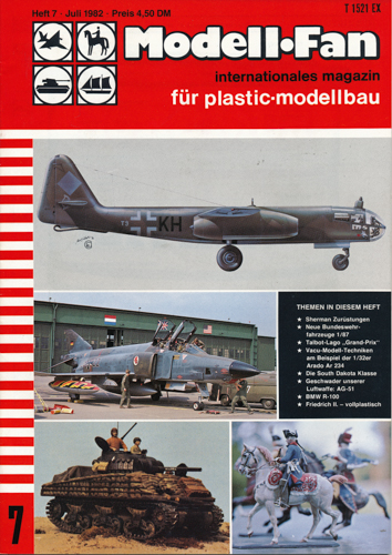   Modell-Fan. internationales magazin für plastic-modellbau. hier: Heft 7/1982. 