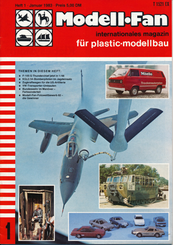   Modell-Fan. internationales magazin für plastic-modellbau. hier: Heft 1/1983. 