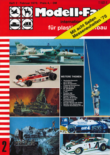   Modell-Fan. internationales magazin für plastic-modellbau. hier: Heft 2/1978. 