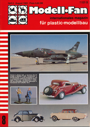   Modell-Fan. internationales magazin für plastic-modellbau. hier: Heft 8/1983. 