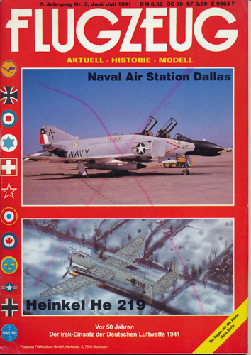   Flugzeug. Aktuell   Historie   Modell. hier: Heft 3/1991 (7. Jahrgang). 