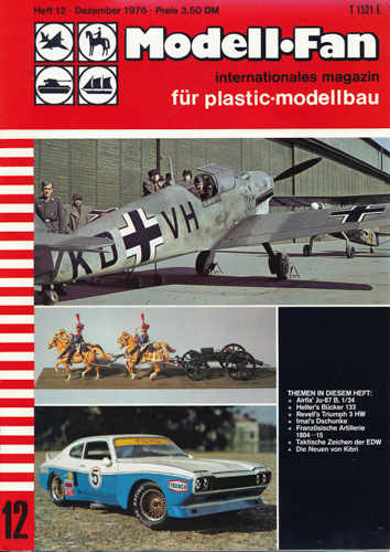   Modell-Fan. internationales magazin für plastic-modellbau. hier: Heft 12/1976. 