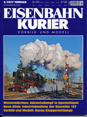   Eisenbahn-Kurier. Modell und Vorbild. hier: Heft Nr. 533 (Februar 2017). 