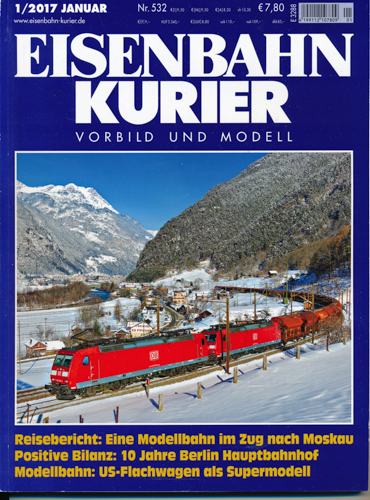   Eisenbahn-Kurier. Modell und Vorbild. hier: Heft Nr. 532 (Januar 2017). 