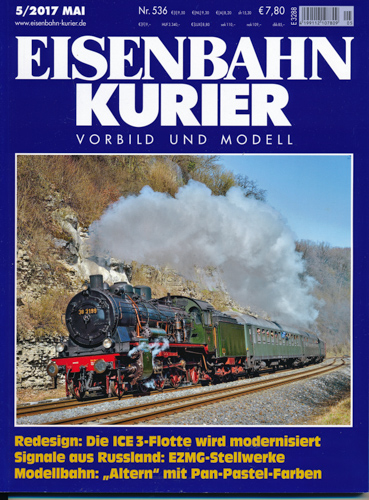   Eisenbahn-Kurier. Modell und Vorbild. hier: Heft Nr. 536 (Mai 2017). 