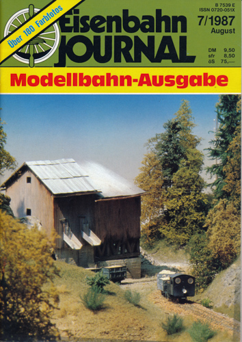   Eisenbahn Journal Modellbahn-Ausgabe Heft 7/1987 (August 1987). 
