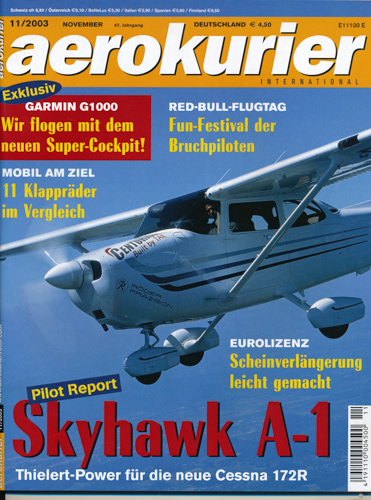   Aerokurier international. hier: Heft 11/2003. 