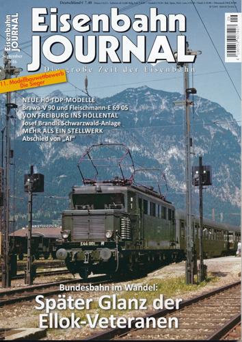   Eisenbahn-Journal Heft September 2016: Später Glanz der Ellok-Veteranen. Bundesbahn im Wandel. 