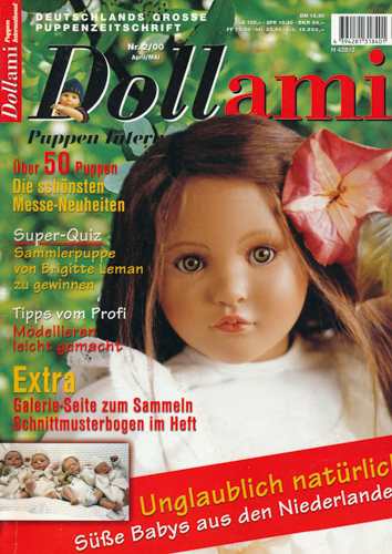   Dollami. Puppen International. Europas große Puppenzeitschrift. hier: Heft 2/00 (April/Mai 2000). 