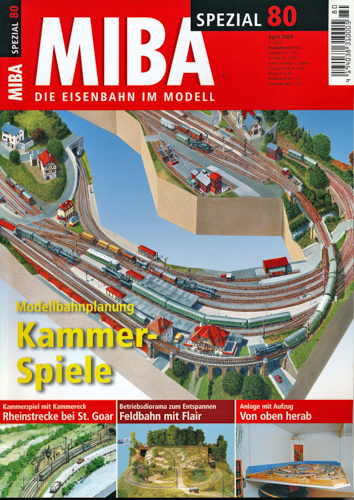   Miba Spezial Heft 80: Kammerspiele. Modellbahnplanung. 