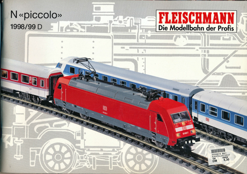   FLEISCHMANN. Die Modellbahn der Profis.Katalog 1998/99 D- N 'piccolo'. 