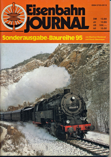 Weisbrod, Manfred / Obermayer, Horst  Eisenbahn Journal Sonderausgabe: Baureihe 95. 