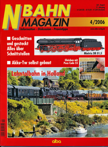   NBahn Magazin Heft 4/2006: Geschnitten und gesteckt. Alles über Schnittstellen u.a.. 