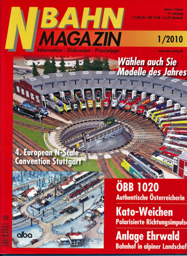   NBahn Magazin Heft 1/2010: ÖBB 1020. Athentische Österreicherin u.a.. 