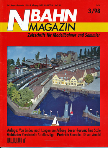   NBahn Magazin Heft 3/98: Anlage: Von Lindau nach Langen am Arlberg u.a.. 