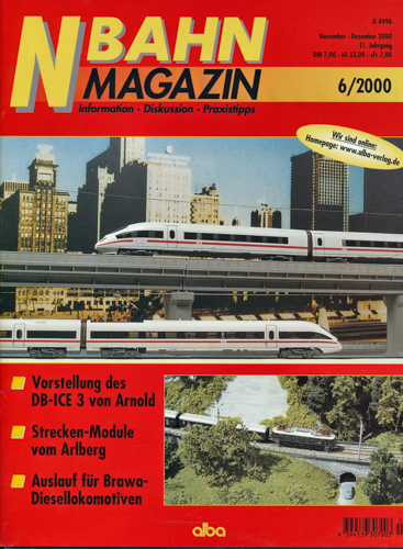   NBahn Magazin Heft 6/2000: Vorstellung des DB-ICE 3 von Arnold u.a.. 