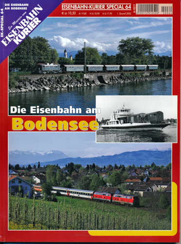   Eisenbahn Kurier Special Heft 64: Die Eisenbahn am Bodensee. 