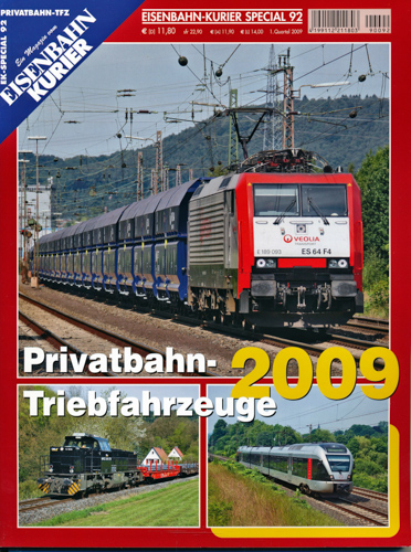   Eisenbahn Kurier Special Heft 92: Privatbahn-Triebfahrzeuge 2009. 