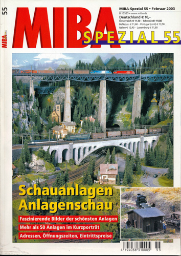   MIBA Spezial Heft 55: Schauanlagen, Anlagenschau. 