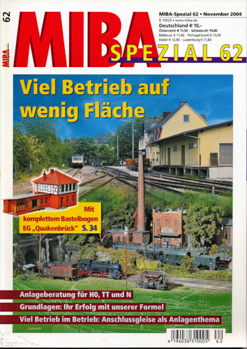   MIBA Spezial Heft 62: Viel Betrieb auf wenig Fläche. 