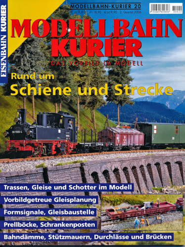   Eisenbahn Kurier Modellbahn-Kurier Heft 20: Rund um Schiene und Strecke. 
