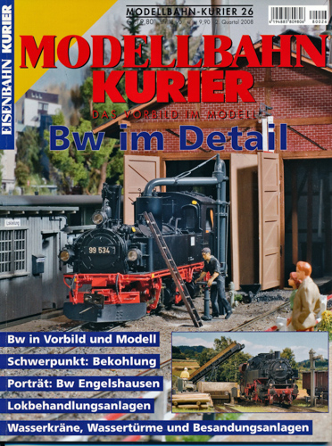   Eisenbahn Kurier Modellbahn-Kurier Heft 26: Bw im Detail. 