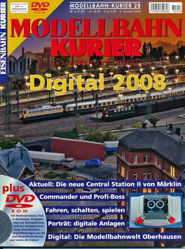   Eisenbahn Kurier Modellbahn-Kurier Heft 28: Digital 2008 (ohne DVD!). 